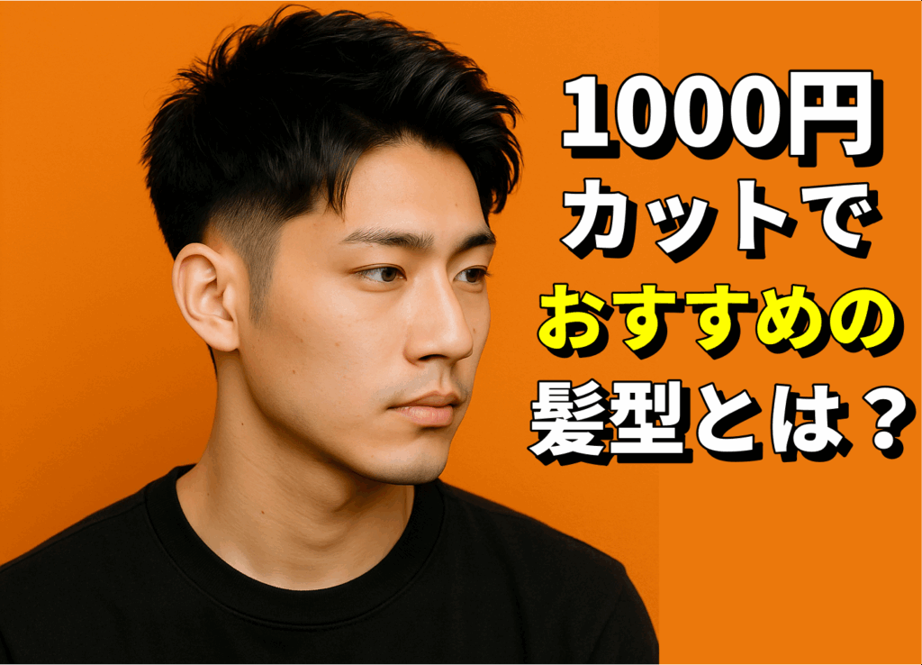 1000円カットでおすすめのメンズ髪型とは？失敗しない頼み方や伝え方